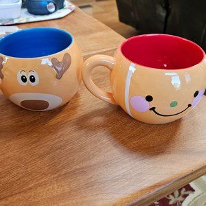set of two temptations mugs holiday